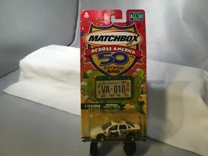 Matchbox Across America 50th Birthday Series VIRGINIA 2001 IMPALA POLICE CAR PKG - Picture 1 of 10