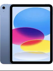 Apple iPad 10.9-inch 10th Generation (2022) 64GB Blue Wi-Fi - Picture 1 of 3