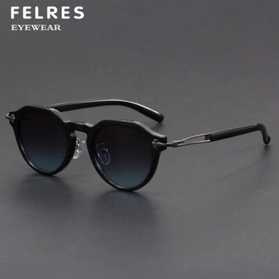 Metal Retro Round Sunglasses Women Fashion Outdoor Driving Shade Glasses UV400  - Image 1 of 4