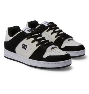 DC SHOES MANTECA SE WHITE - GREY - BLACK ADYS100314 WGB MENS UK SIZES 7 - 11 - Imagen 1 de 8