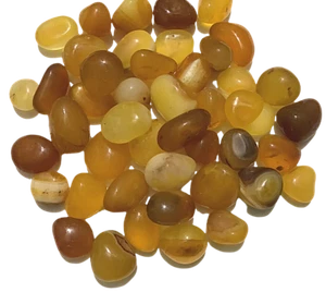 3X Honey Onyx Tumbled Stone 30-35mm Reiki Healing Crystal Inner Strength Grounds - Picture 1 of 8