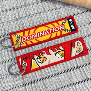 Makima Motosega Uomo Anime Ricamato Key Tag Portachiavi Cordino Jet Tag - Foto 1 di 4