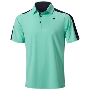 2025 Mizuno Mens Competition Trim Polo Shirt Move Tech Fabric 4 Way Stretch - Picture 1 of 7