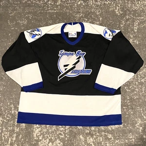 Vtg Maska Authentic Tampa Bay Lightning Retro CCM NHL Hockey Jersey XL RARE USA - Picture 1 of 5