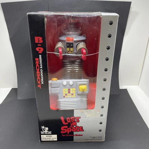 Lost In Space Robot B-9 Remote Control 1998 Toy Island Vintage New Sealed Box Cover