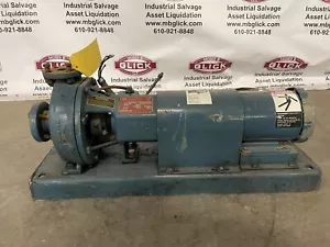 Dean PH-2111 Cast Iron Centrifugal Pump 1x1-1/2x8 50gpm 3PH - Picture 1 of 6