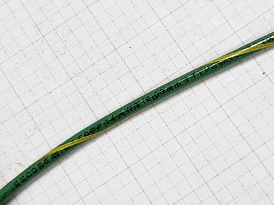 Encore #14awg SuperSlick Elite THHN/THWN-2 Building Wire Green w/Yellow /100ft - Image 1 of 4