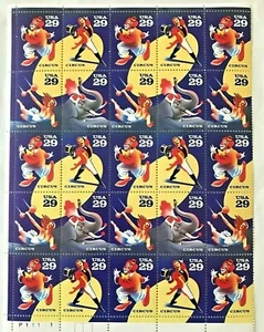 CIRCUS - SET OF SIX 29 cent COMMERATIVE STAMPS - 1992 USPS MNH - Picture 1 of 5
