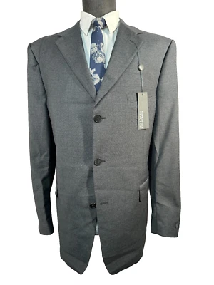 Nuevo Antiguo Stock KENNETH COLE Lana REG FIT Traje Abrigo Deportivo Blazer Chaqueta 46L Foto 1 de 4