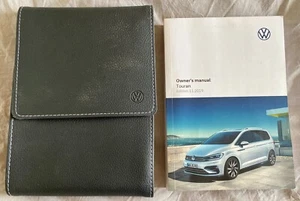 VW TOURAN MK2 HANDBOOK OWNERS MANUAL WALLET 2015-2024 CARS K20 - Picture 1 of 3