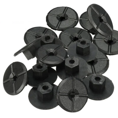 10x Tuerca de retención de panel de ajuste de bloqueo de tornillo de guardabarros de plástico para BMW / Mercedez Benz Foto 1 de 4