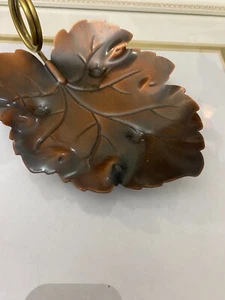 ๐Piatto caramelle vintage CopperCraft Guild ๐ฌ manico foglia rame ๐ spedizione gratuita ๐ - Foto 1 di 13