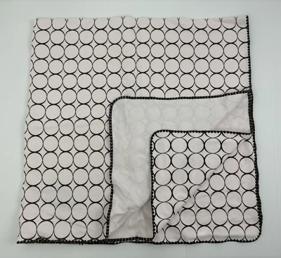 SWADDLE DESIGNS Manta Bebé Lovey Rosa Marrón Estampado Círculo Franela Algodón Foto 1 de 4