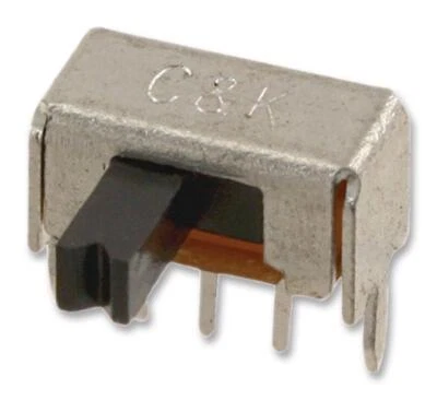 C&K COMPONENTS Slide Switch, On On, SPDT, 12V DC, 100mA - OS102011MA1QS1