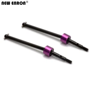 2PCS Hardened Steel CVD Universal Driveshafts #106709 Fit HPI SAVAGE XS FLUX - Picture 1 of 8