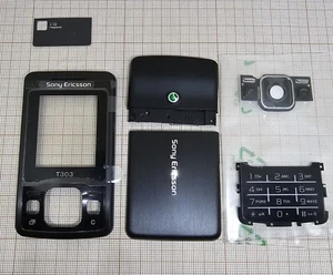 Original SonyEricsson T303 Cover MIX Black NEW RARE - Picture 1 of 2