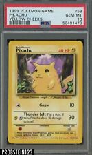 1999 Pokemon Game #58 Pikachu Yellow Cheeks PSA 10 GEM MINT