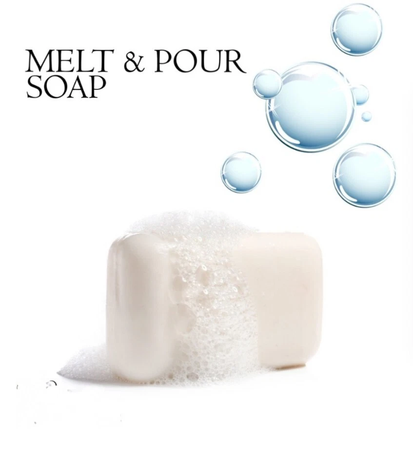 Nueva base de jabón para derretir y verter blanco (todo natural) de 1 lb  Foto 1 de 1