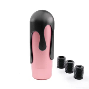 Red/Pink Ice Cream Aluminum Manual Car Gear Shift Knob Stick Shifter Knob - Picture 1 of 27