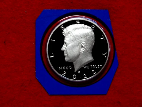2022 S KENNEDY  PROOF++  CLAD HALF DOLLAR   ITEM #30R Cover