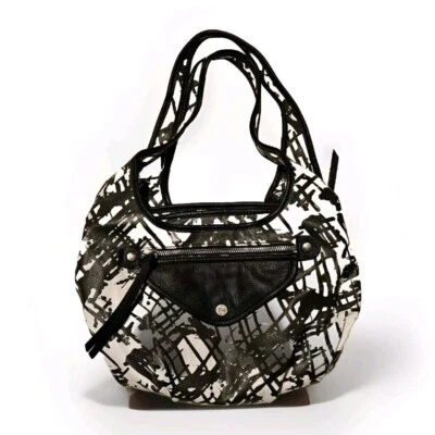 Vera Wang Simple Vera Black & White Shoulder Purse Handbag NWOT - Image 1 of 4