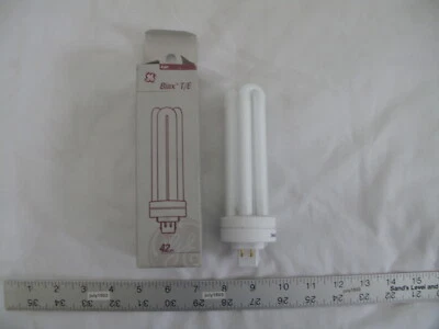 (1) NEW GE Biax T/E 42W 4-Pin Compact Fluorescent Bulbs F42TBX/835/A/4P - Image 1 of 4