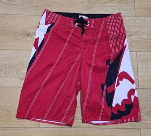 Red Fox Racing Board Shorts Size 32 (F) - Picture 1 of 7