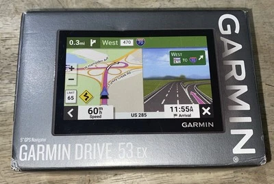 Garmin Drive 53EX 5" Touchscreen GPS Navigator (010-02858-02) - Image 1 of 4
