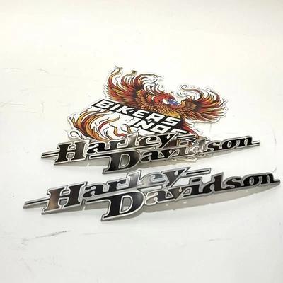 Medallones de tanque de combustible Street Glide originales Harley 2011-2020 62437-11 62435-11 Foto 1 de 4