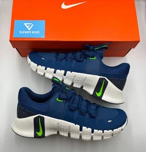 Nike Free Metcon 5 Court Blue Green Strike (UK Size 10) - Bild 1 von 9