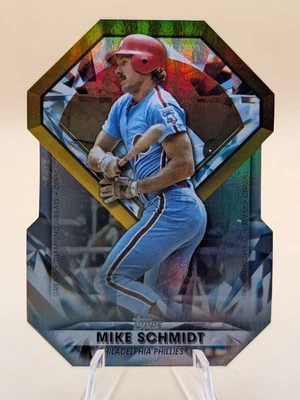 2022 Topps Series 1 Mike Schmidt Diamond Greats insert card die-cut #DGDC-22 HOF - Image 1 of 2