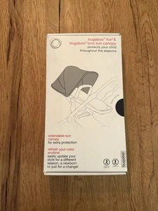 Bugaboo Fox 2 Lynx Cameleon 3 ausziehbares Sonnendach schwarz - brandneu offene Verpackung - Bild 1 von 6