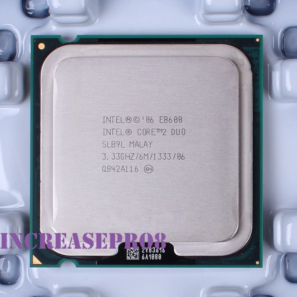 Intel Core 2 Duo E8600 E7600 E6700 E6750 E6850 E7200 E7400 LGA 775 CPU Processor - Image 1 of 1
