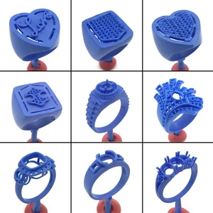 9 pz modelli stampi anello cera persa WRB183 design amore e scudi - Foto 1 di 3