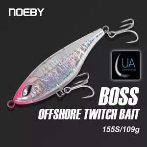 NOEBY 155mm 109g Sinking Pencil Fishing Lure Offshore Twitch Casting Bait - Picture 1 of 14