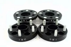 ISC Suspension 5x100 Hub Centric Wheel Spacers 15mm Black (Pair) - Picture 1 of 1
