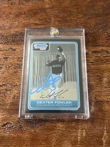 Dexter Fowler IP Signed 1st Bowman Chrome Card JSA Coa Autographed Cubs - Picture 1 of 3