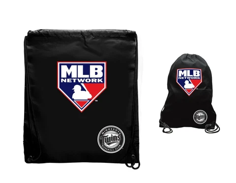 2013 Minnesota Twins Drawstring Backpack Stadium Giveaway MLB Network Cover