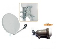 ANTENA PARABOLICA 60CM + SOPORTE 32MM+ HERRAJES + LNB   IBEROSAT