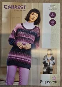 New Stylecraft Knitting Pattern 9783. Ladies double knit jumper and cardigan. - Picture 1 of 2