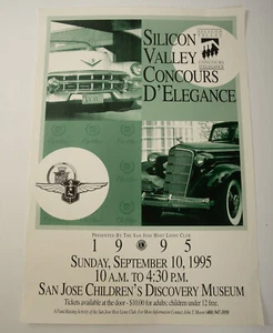Poster Concorso d'Eleganza (PSTR-19) Silicon Valley (JSF6) Salone dell'auto d'epoca 1995 - Foto 1 di 8