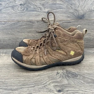 Columbia Redmond Mid Hiking Leather Sneakers Shoes Women's 10 Brown BL3946-212 - Picture 1 of 12