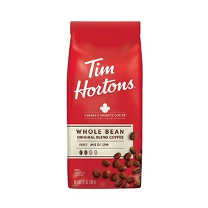 Tim Hortons Whole Bean Original, Medium Roast Coffee, Made with 100% Arabica Bea - Picture 1 of 12