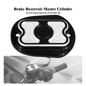 Cubierta del cilindro maestro del depósito de freno para Harley Sportster 883 1200 48 72 07-22 - Imagen 1 de 17