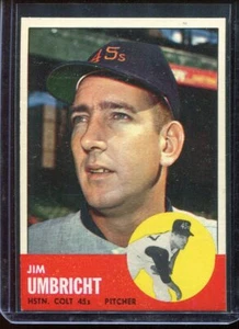 1963 Topps Baseball # 99 Jim Umbricht (NM-MT) Near Mint to Mint - Picture 1 of 2