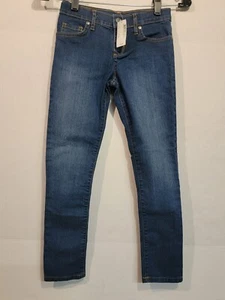 The Childrens Place Blue Super Skinny Jeans Pants size 8 Adjustable Waist - Picture 1 of 3