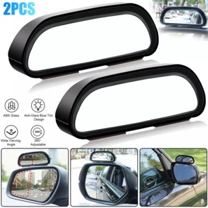 2 Pcs Espejo de punto ciego de forma rectangular Espejo retrovisor convexo - Bild 1 von 8