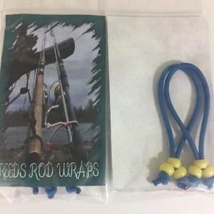 Reeds Rod Wraps Small Single Rod Set (eine Verpackung für jedes Ende) blau/gelb - Bild 1 von 1