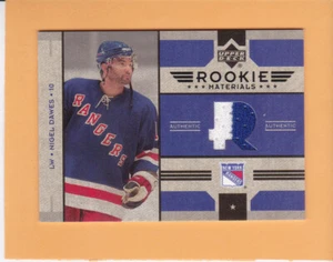 NIGEL DAWES #RM-ND 2006 07 UPPER DECK ROOKIE MATERIALS JERSEY RANGERS NM-MT A1 - Picture 1 of 2