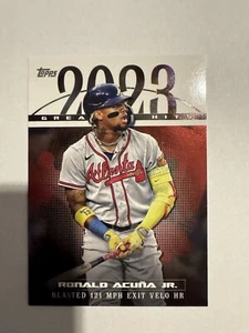 2024 Topps Series 1 Ronald Acuna Jr 2023 Greatest Hits #23GH-8 Braves⚾️🦅 - Picture 1 of 2